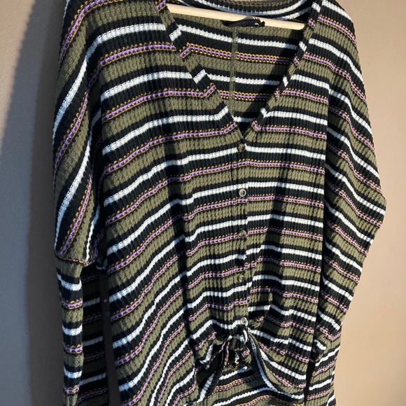 Out from under striped knot long sleeve tee - Picture 8 of 9